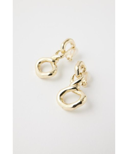 moussy(マウジー)/TWISTED CHUNK CLIP EARRINGS/img02