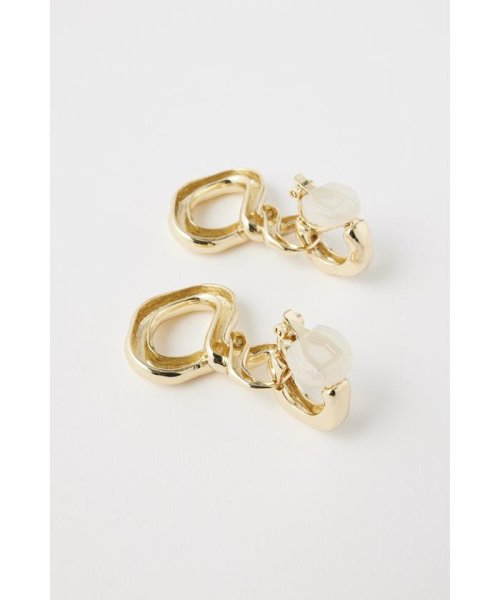 moussy(マウジー)/TWISTED CHUNK CLIP EARRINGS/img03