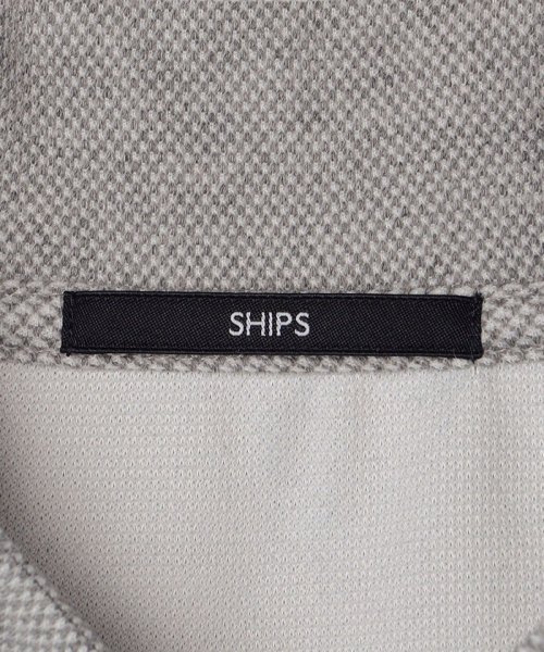 SHIPS MEN(シップス　メン)/*SHIPS: ワンポイント ロゴ バーズアイ スタンド/ショール カーディガン/img22