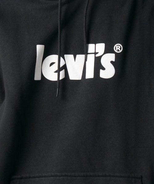 LEVI’S OUTLET(リーバイスアウトレット)/RELAXED GRAPHIC PO POSTER HOODIE CAVIAR/img06