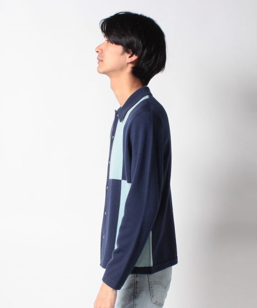 LEVI’S OUTLET(リーバイスアウトレット)/LVC KNIT SHIRT COLORBLOCK BLUE COLORBLOC/img01