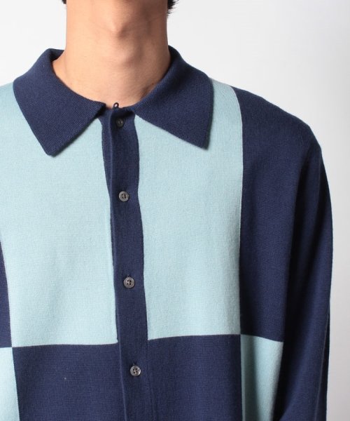 LEVI’S OUTLET(リーバイスアウトレット)/LVC KNIT SHIRT COLORBLOCK BLUE COLORBLOC/img03