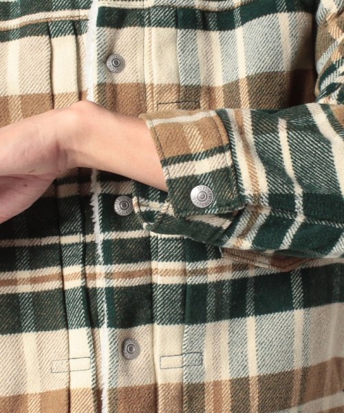 LEVI’S OUTLET(リーバイスアウトレット)/TYPE 1 SHERPA TRUCKER PLAID TRUCKER/img05