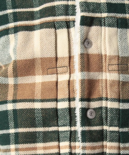 LEVI’S OUTLET(リーバイスアウトレット)/TYPE 1 SHERPA TRUCKER PLAID TRUCKER/img10