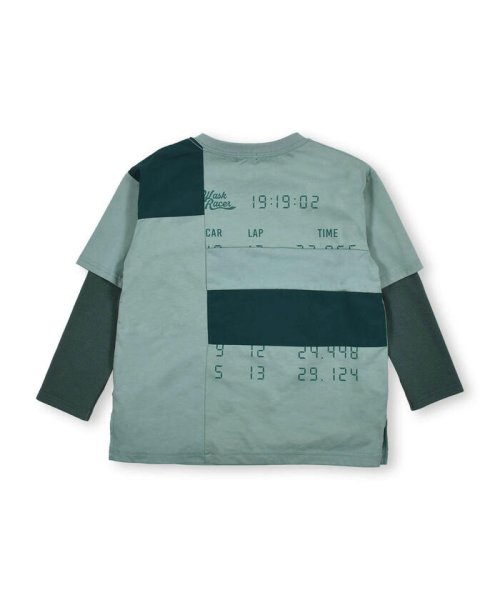 WASK(ワスク)/天竺 切り替え Tシャツ ＋ チェッカー Tシャツ セット (100~160cm/img07