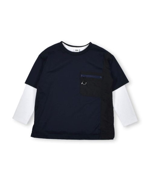 WASK(ワスク)/天竺 切り替え Tシャツ ＋ チェッカー Tシャツ セット (100~160cm/img19