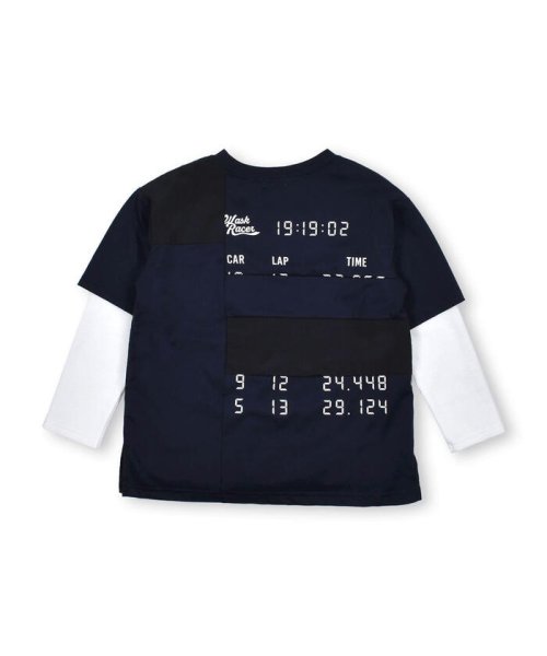 WASK(ワスク)/天竺 切り替え Tシャツ ＋ チェッカー Tシャツ セット (100~160cm/img20
