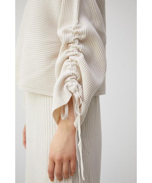 AZUL by moussy(アズールバイマウジー)/LAYERED SET DRAWSTRING KNIT OP/img08