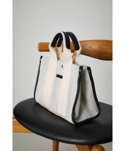 AZUL by moussy(アズールバイマウジー)/SQUARE CANVAS TOTE BAG/img01