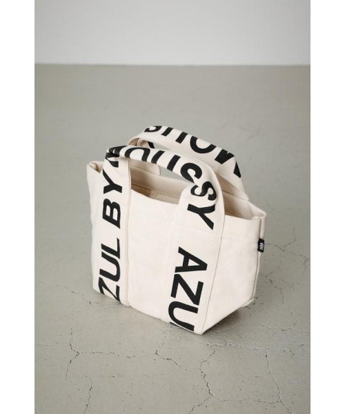 AZUL by moussy(アズールバイマウジー)/AZUL LOGO CANVAS TOTE BAG/img01