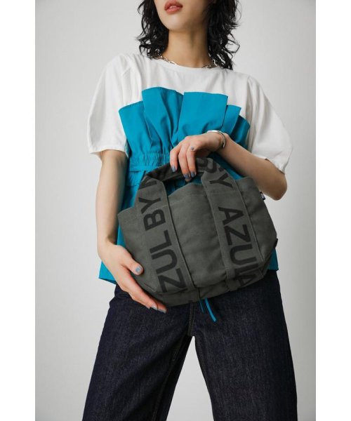 AZUL by moussy(アズールバイマウジー)/AZUL LOGO CANVAS TOTE BAG/img36