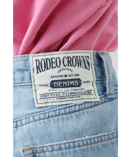 RODEO CROWNS WIDE BOWL(ロデオクラウンズワイドボウル)/LOSE COLOR DENIM MINI SKIRT/img10