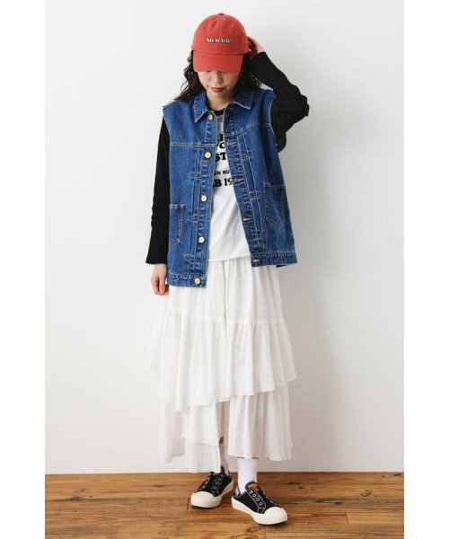 RODEO CROWNS WIDE BOWL(ロデオクラウンズワイドボウル)/VINTAGE LIKE DENIM ベスト/img04