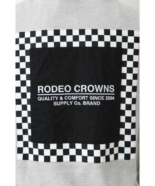 RODEO CROWNS WIDE BOWL(ロデオクラウンズワイドボウル)/チェッカーパッチZIPパーカー/img08