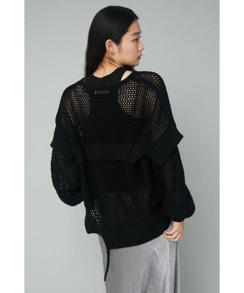 HeRIN.CYE(ヘリンドットサイ)/Mesh knit tops/img02