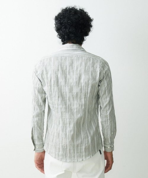 MICHEL KLEIN HOMME(ミッシェルクランオム)/【2023年モデル】《日本製》ストライプタックシャツ/img04