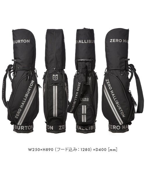 ゼロハリバートン ゴルフ キャディバッグ ゴルフバッグ 自立式 9型 5分割 47インチ対応 ZERO HALLIBURTON GOLF ZHG－CB1 820 ゴルフ HALLIBURTON GOLF