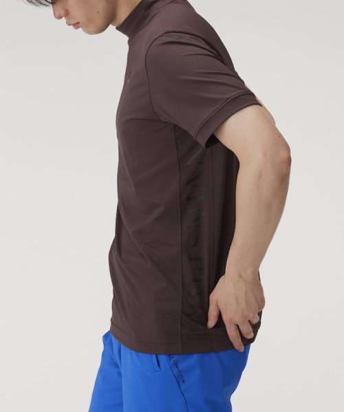 LANVIN SPORT(ランバン スポール)/モックネック半袖シャツ【UPF50+/ストレッチ】【アウトレット】/img03