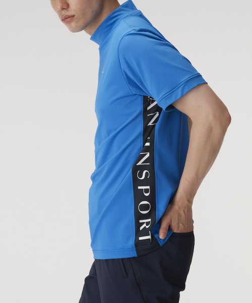 LANVIN SPORT(ランバン スポール)/モックネック半袖シャツ【UPF50+/ストレッチ】【アウトレット】/img06