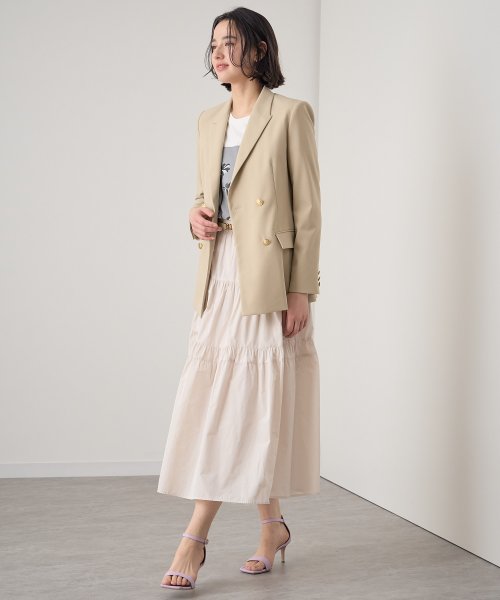 シャンブレータフタティアード スカート D1610834111(12441円)