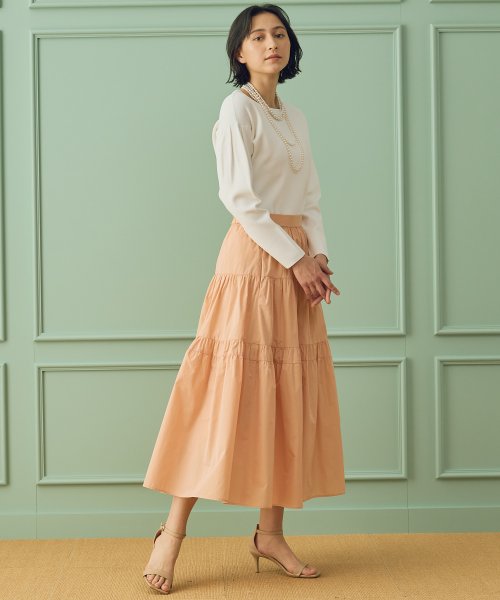 シャンブレータフタティアード スカート D1610834111(12441円)