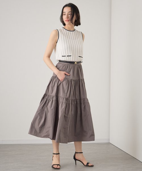 シャンブレータフタティアード スカート D1610834111(12441円)