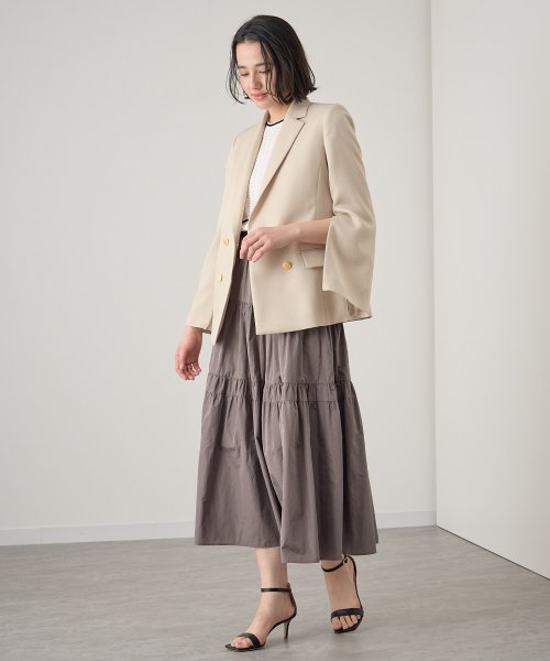 シャンブレータフタティアード スカート D1610834111(12441円)