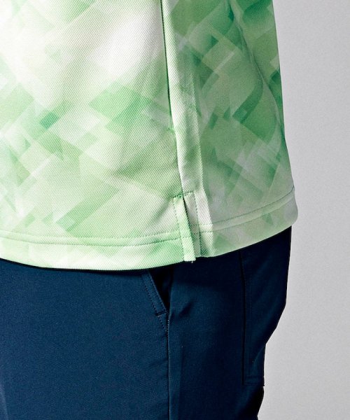 Munsingwear(マンシングウェア)/SUNSCREENグラデーションプリント半袖シャツ(UV CUT(UPF15)/吸汗速乾/遮熱/クーリング(効果)【アウトレット/img06