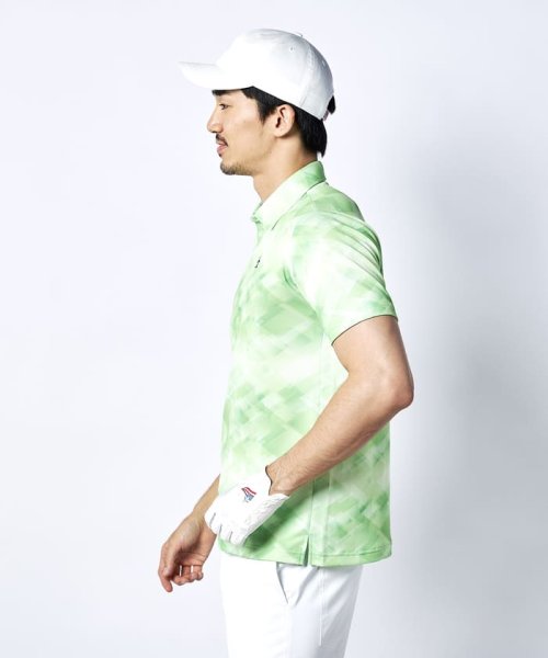 Munsingwear(マンシングウェア)/SUNSCREENグラデーションプリント半袖シャツ(UV CUT(UPF15)/吸汗速乾/遮熱/クーリング(効果)【アウトレット/img12