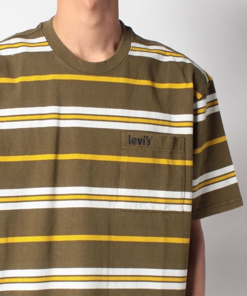 LEVI’S OUTLET(リーバイスアウトレット)/STAY LOOSE PKT TEE TALLGRASS DARK OLIVE/img03