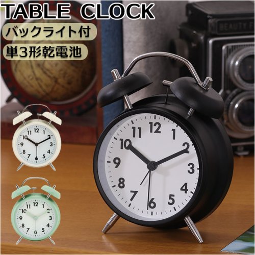 BACKYARD FAMILY(バックヤードファミリー)/TABLE CLOCK 置時計 ベル/img01