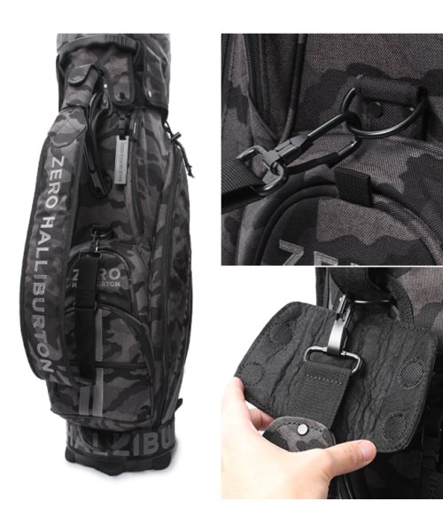 ゼロハリバートン ゴルフ キャディバッグ ゴルフバッグ 自立式 9型 5分割 47インチ対応 ZERO HALLIBURTON GOLF ZHG－CB1 820 ゴルフ HALLIBURTON GOLF