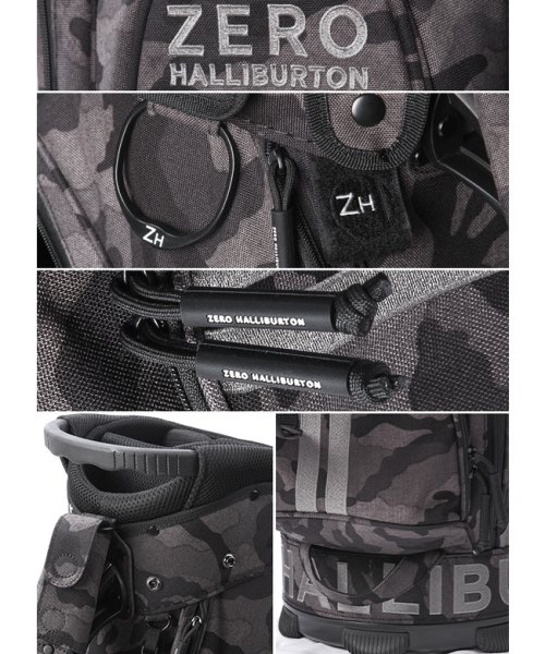 ゼロハリバートン ゴルフ キャディバッグ ゴルフバッグ 自立式 9型 5分割 47インチ対応 ZERO HALLIBURTON GOLF ZHG－CB1 820 ゴルフ HALLIBURTON GOLF