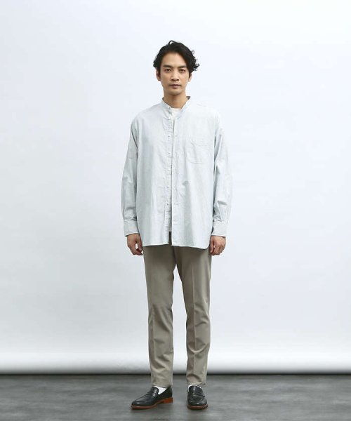 ABAHOUSE(ABAHOUSE)/【Individualized shirts】別注 / ストライプ バンドカラー/img02