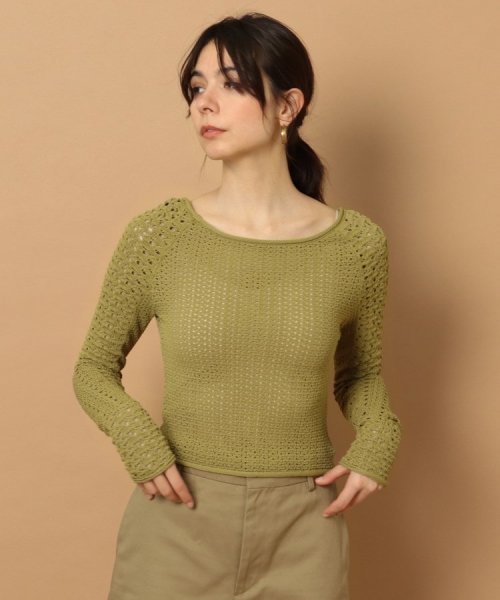 muller of yoshiokubo(ミュラーオブヨシオクボ) MOSS KNIT TOP muller TOP C1670847541(12705円)