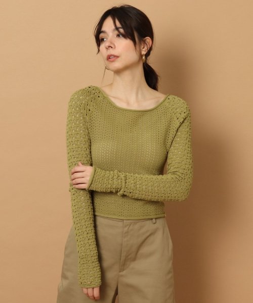 muller of yoshiokubo(ミュラーオブヨシオクボ) MOSS KNIT TOP muller TOP C1670847541(12705円)