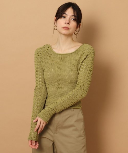 muller of yoshiokubo(ミュラーオブヨシオクボ) MOSS KNIT TOP muller TOP C1670847541(12705円)