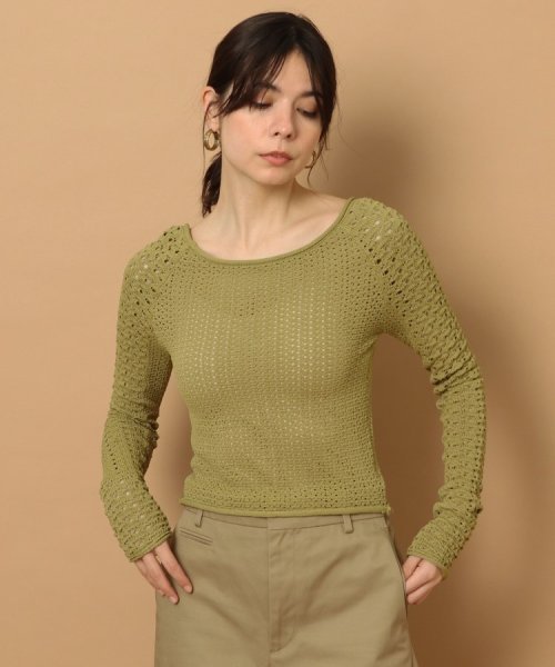 muller of yoshiokubo(ミュラーオブヨシオクボ) MOSS KNIT TOP muller TOP C1670847541(12705円)