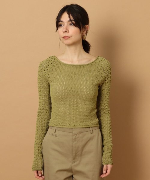 muller of yoshiokubo(ミュラーオブヨシオクボ) MOSS KNIT TOP muller TOP C1670847541(12705円)