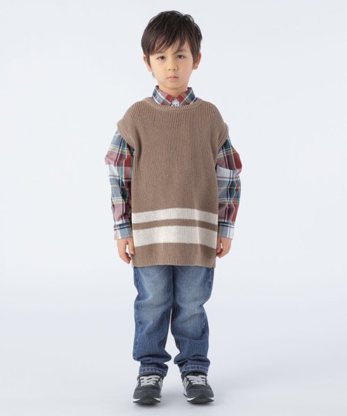 SHIPS KIDS(シップスキッズ)/SHIPS KIDS:100～130cm / ボタンダウン リラックス 長袖 シャツ/img03