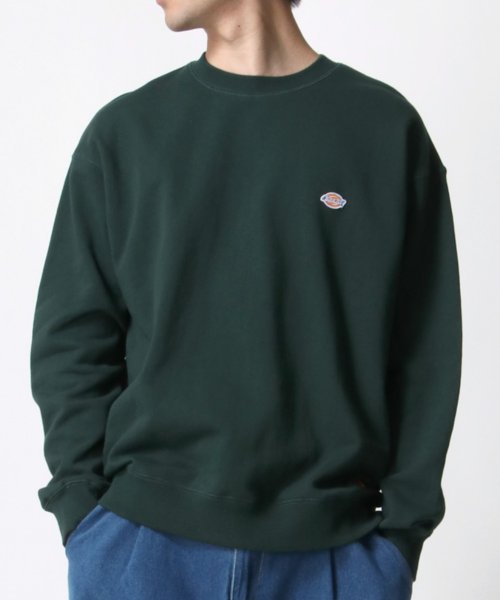 LAZAR(ラザル)/【Lazar】Dickies/ディッキーズ 別注 ビッグシルエット ミニロゴワッペン ワンポイント刺繍 スウェット トレーナー/メンズ レディース カジュアル /img23