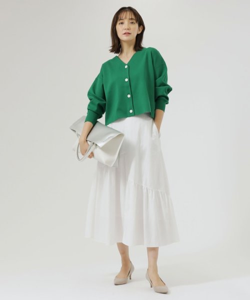 ギャザーロングスカート 