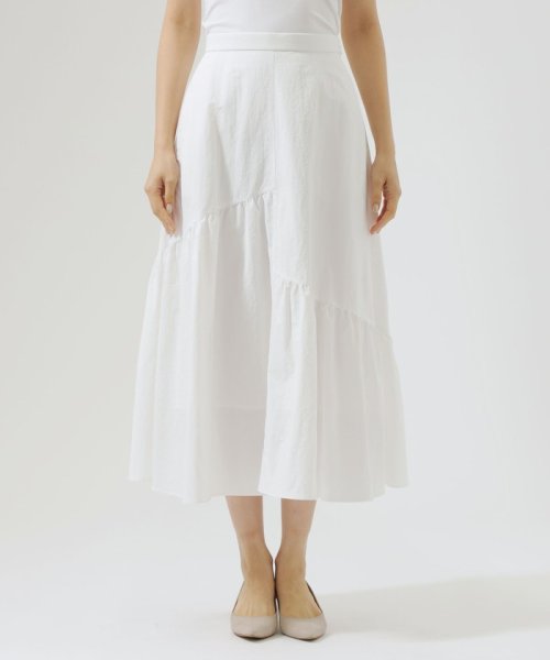 ギャザーロングスカート 