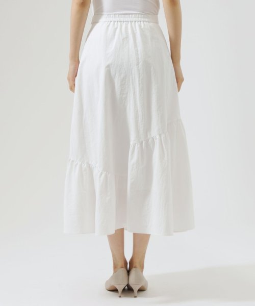 ギャザーロングスカート 