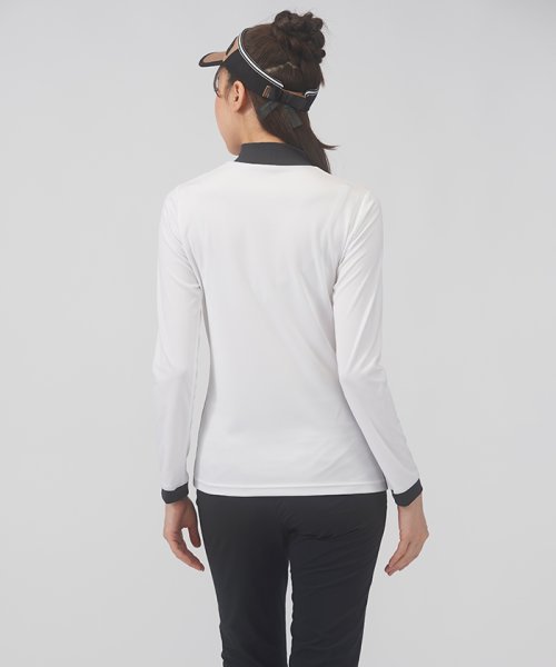 LANVIN SPORT(ランバン スポール)/【WEB限定】ロゴモックネック長袖シャツ【吸汗/UV/ECO】【アウトレット】/img02