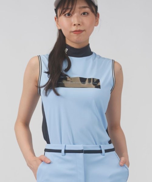 LANVIN SPORT(ランバン スポール)/【WEB限定】ロゴモックネックノースリーブシャツ【吸汗/UV/ECO】【アウトレット】/img04