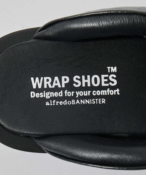 ALFREDOBANNISTER(ALFREDOBANNISTER)/＜クロコ型押し＞【WRAP SHOES】ボリュームソール 雪駄 トングサンダル/img15