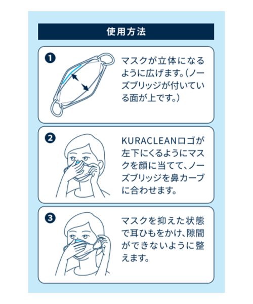 Kuraray Trading(クラレトレーディング)/クラクリーン(TM)マスク VF 立体タイプ　30枚入り×6個セット　約205mm×80mm　| 衛生用品/img06