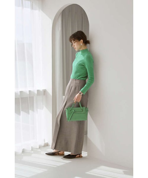 Knoty/レザーベルテッドトートBAG(mini) 0背胴