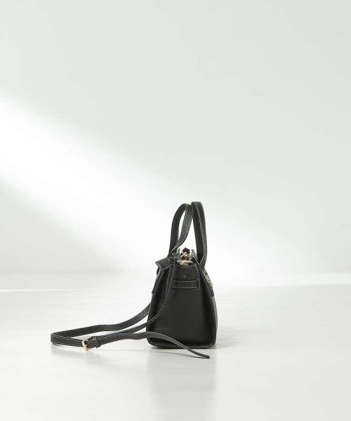 Knoty/レザーベルテッドトートBAG(mini) 0背胴